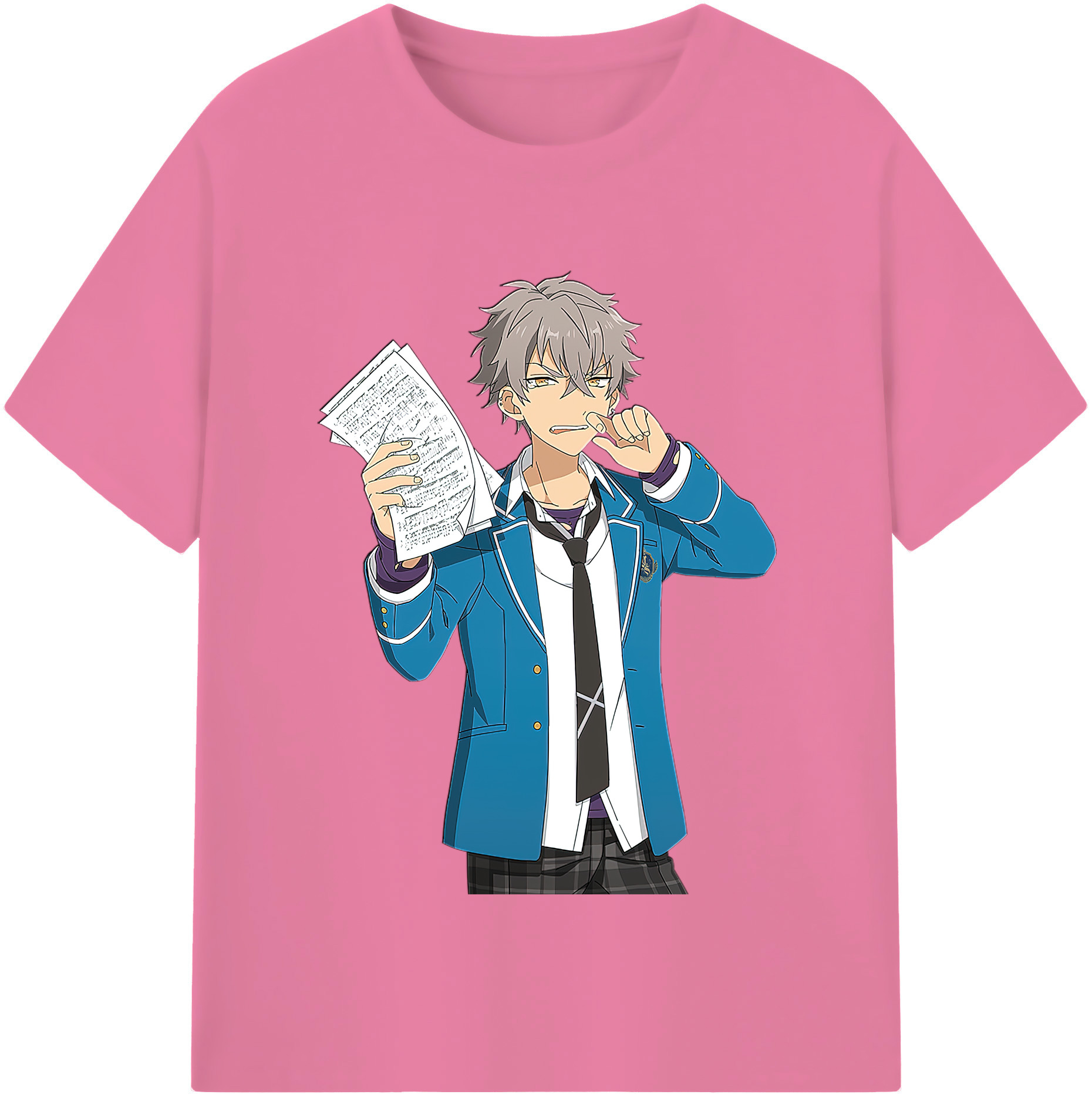 （画像用） あんさんぶるスターズ! Ensemble Stars 綿100％半袖Tシャツ（フロントプリント）